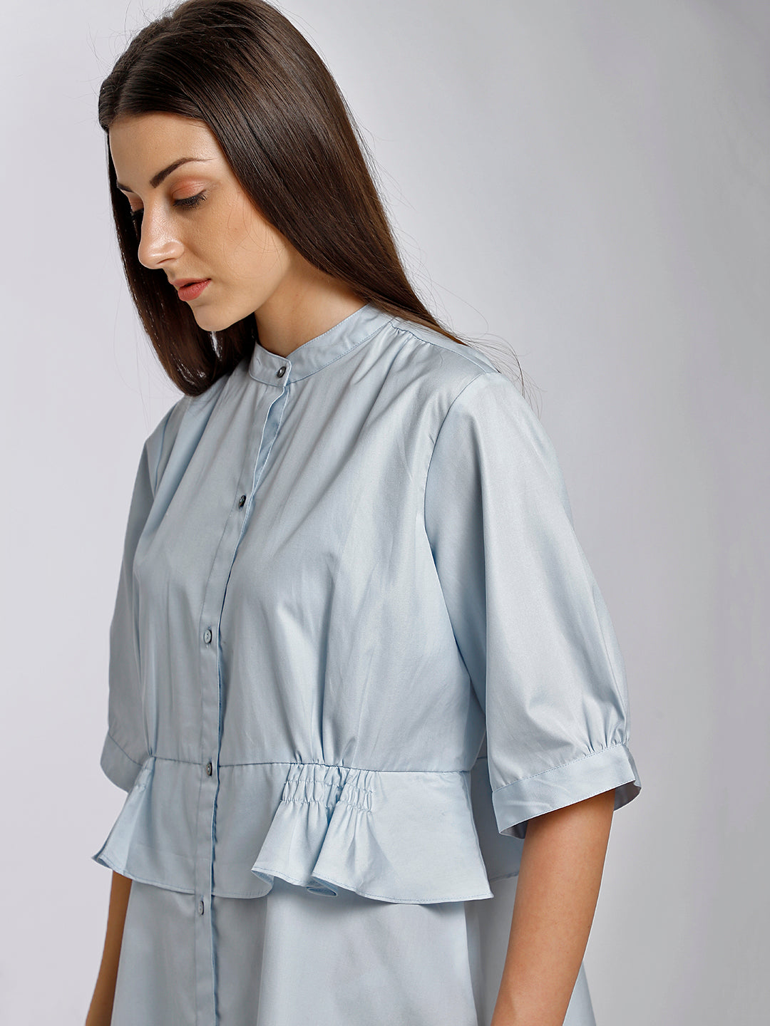 FRONT GATHERED DRESS