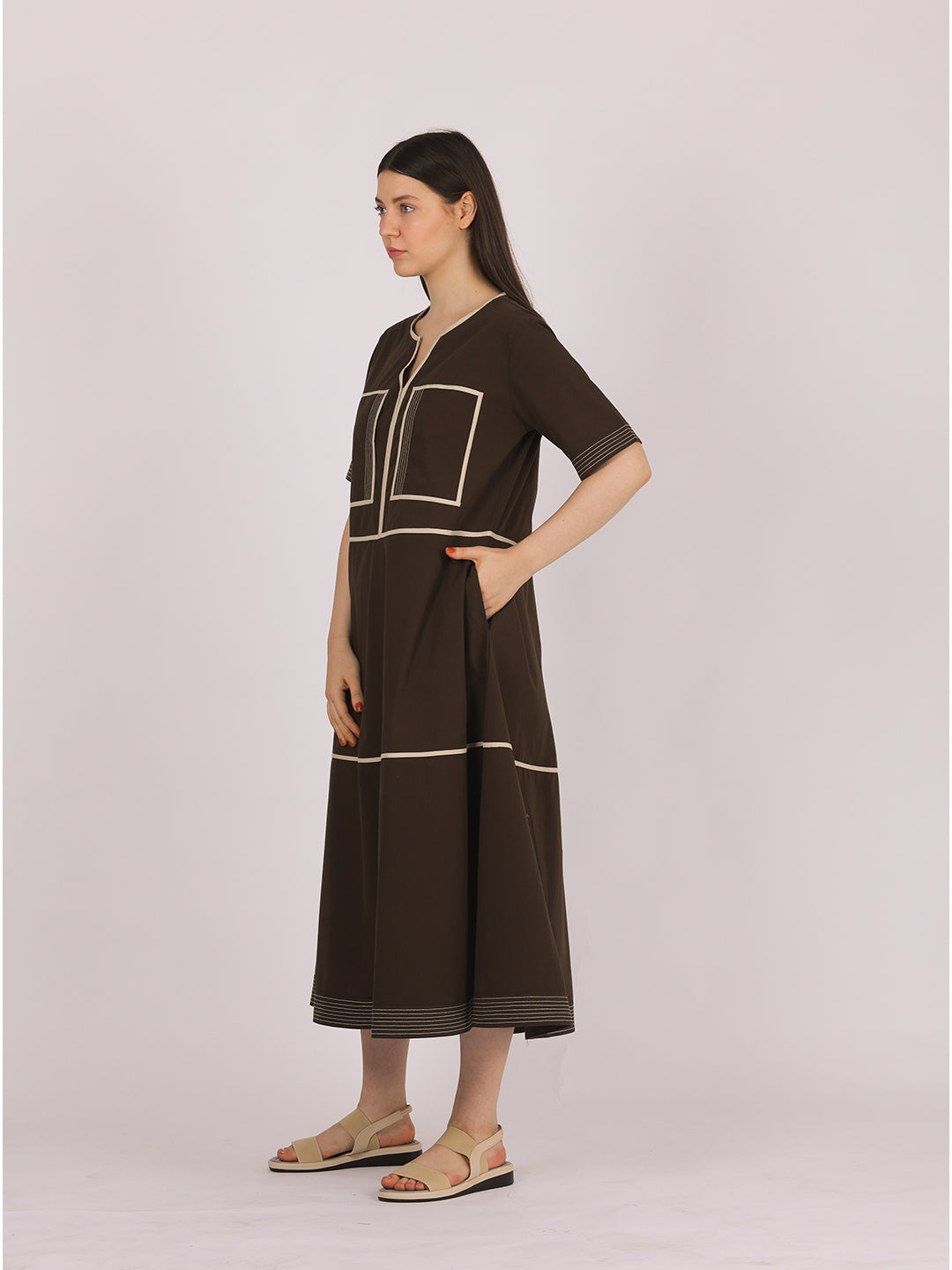 CHOCOLATE MELODY DRESS