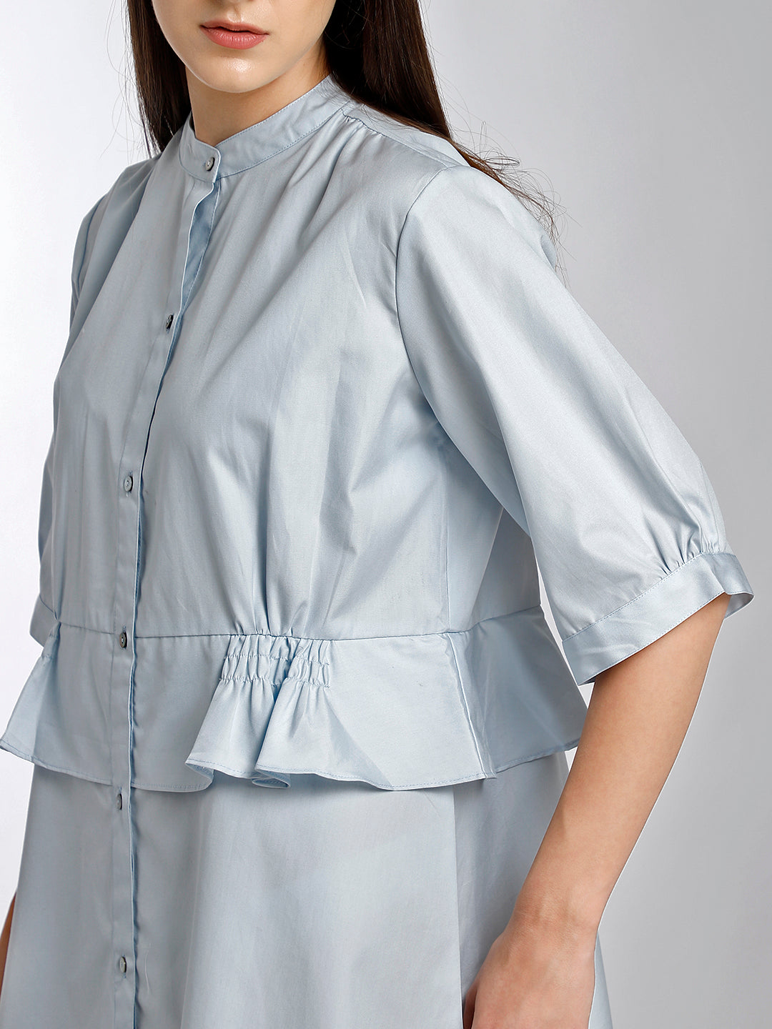 FRONT GATHERED DRESS