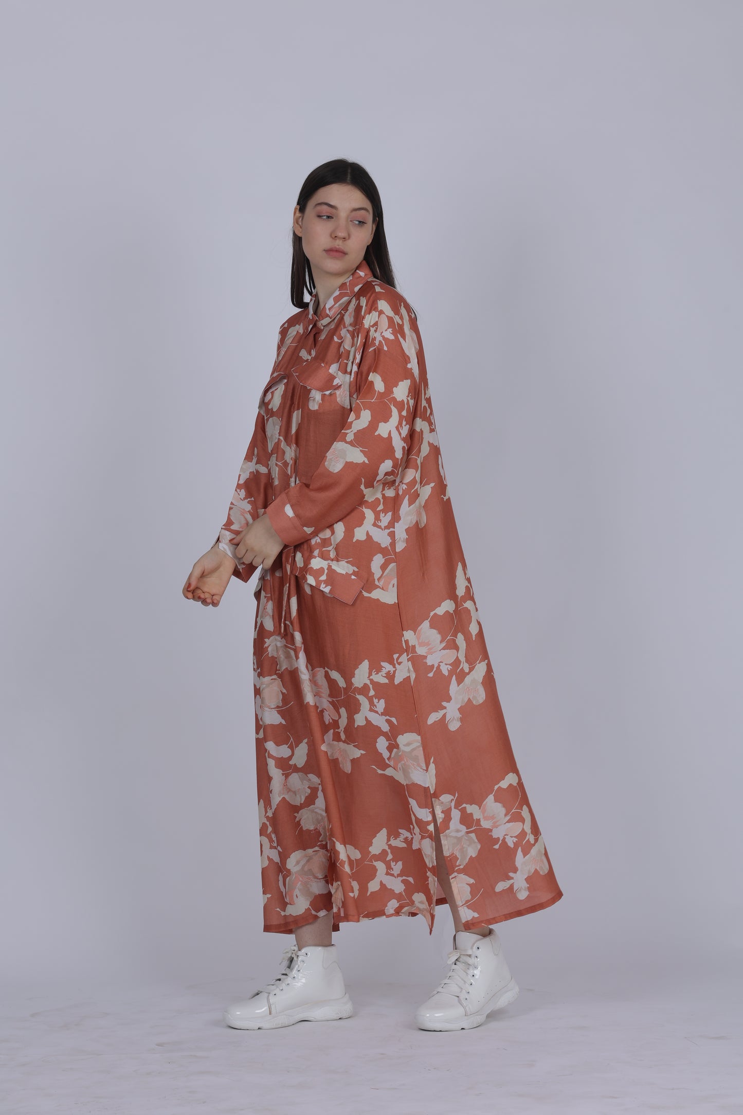 BLOSSOM GARDEN SHIRT DRRESS