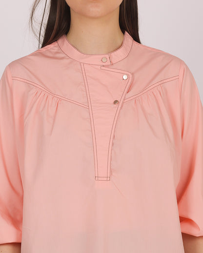 FADED ROSE PEASANT BLOUSE