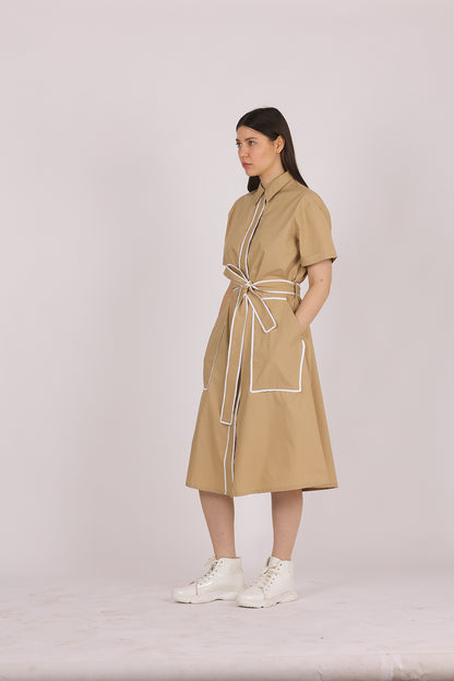 MAYFAIR TIE UP SHIRT DRESS